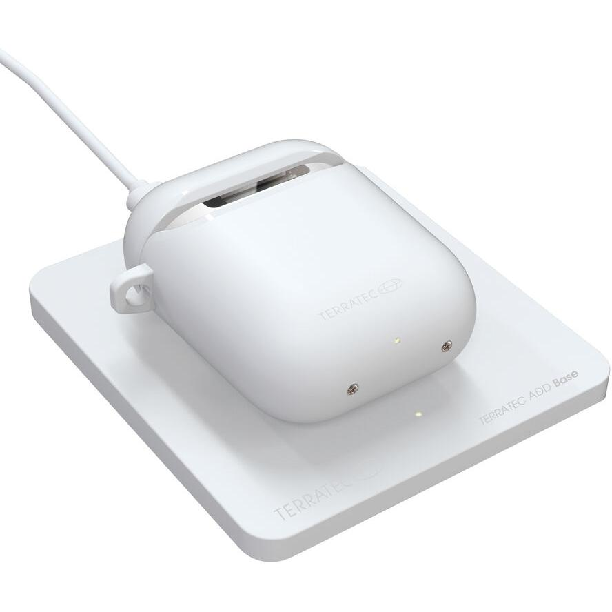 Terratec ADD Base Wireless töltő pad Apple AirPods-hoz Fehér (320999)