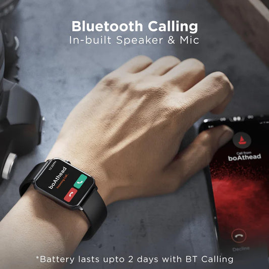 Bluetooth Calling Smartwatch with 1.69" (4.29 cm) HD Curved Display, 150+ Watch Faces, Heart Rate & SPO2 Monitoring  Read
