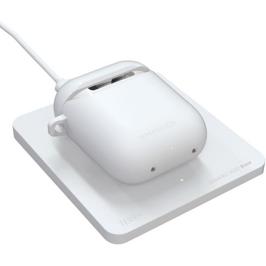 Terratec ADD Base Wireless töltő pad Apple AirPods-hoz Fehér (320999)