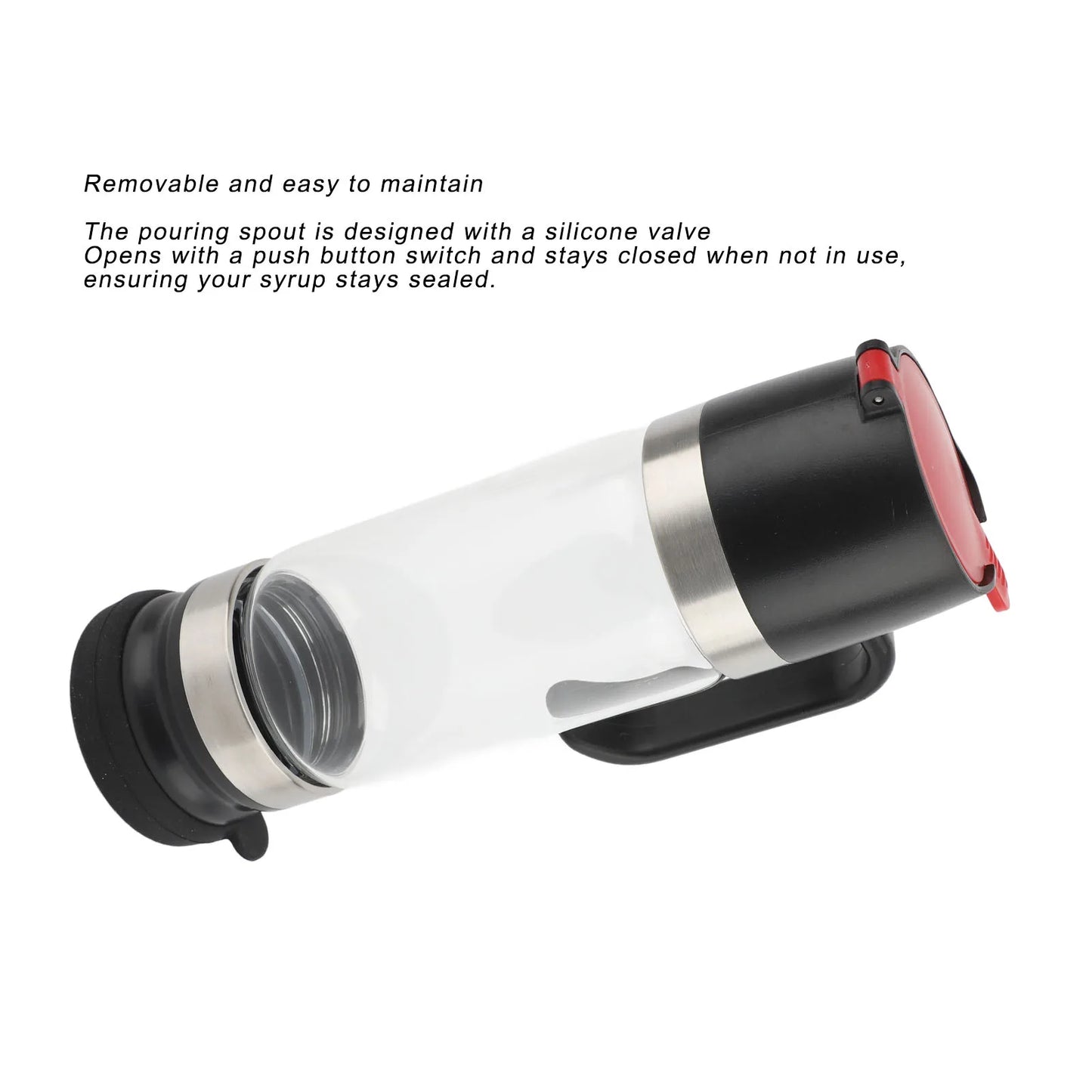 موزع عسل بمقبض ومانع للتنقيط