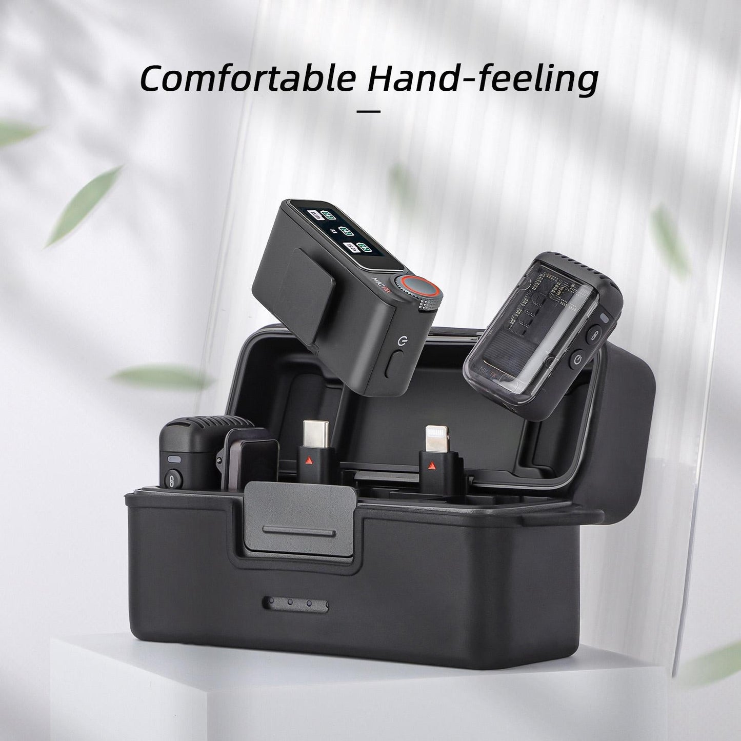 NNEIDS Protective Cover For Dji Mic 2 Charging Case - Wireless Mic Compatible