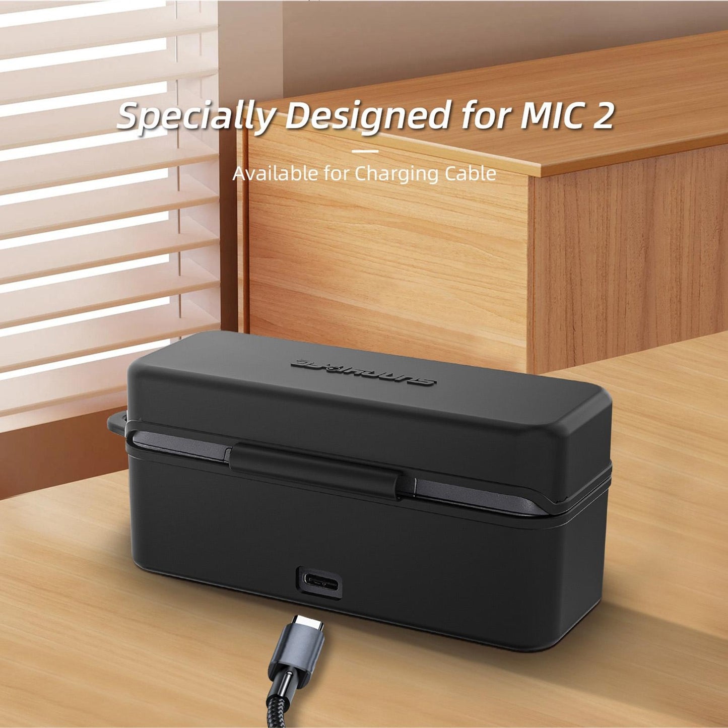 NNEIDS Protective Cover For Dji Mic 2 Charging Case - Wireless Mic Compatible