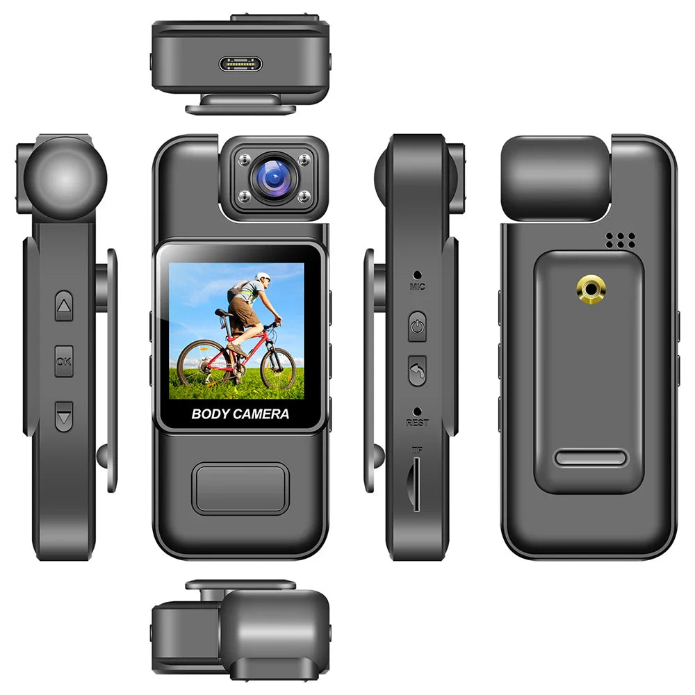 NNEOBA WiFi Mini Body Camera Black