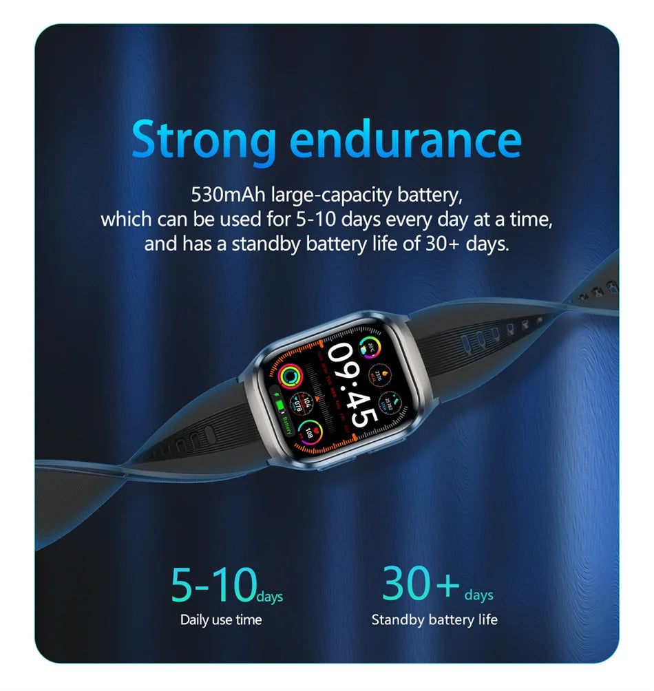 2026 New Air Pump Blood Pressure Accurate Measure Smart Watches Men Micro Physical Examination Fitness Sports Airbag SmartWatch