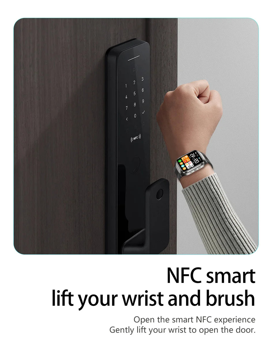 2026 New Air Pump Blood Pressure Accurate Measure Smart Watches Men Micro Physical Examination Fitness Sports Airbag SmartWatch