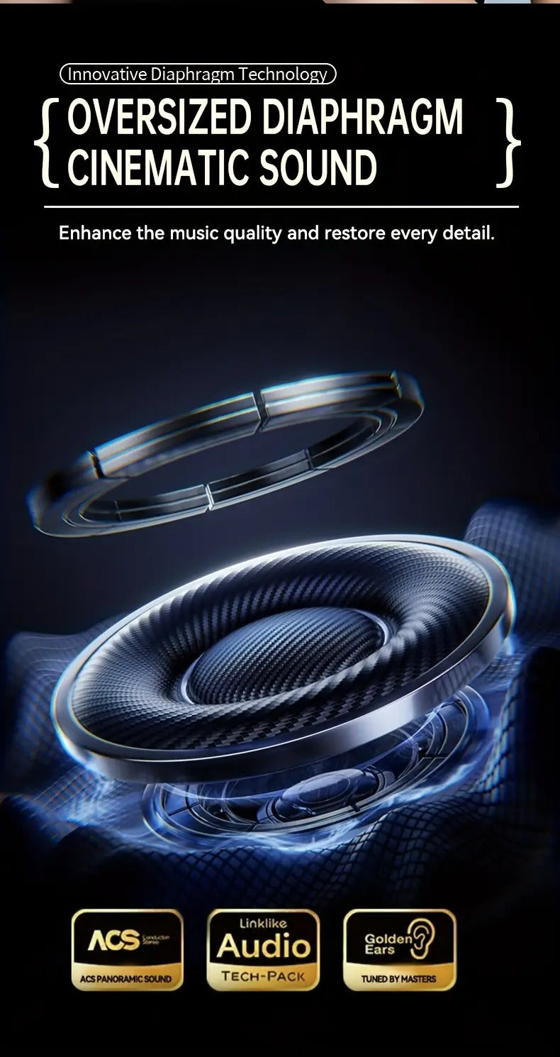 NNETM Wireless Earbuds Pure Bass Sound Bluetooth Headset